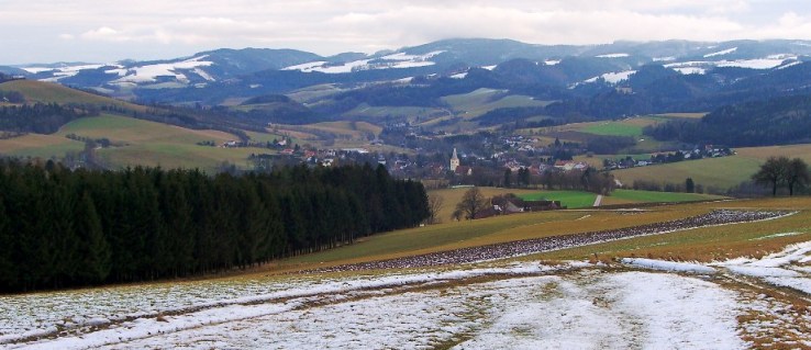 Blick auf Krumbach, Bucklige Welt